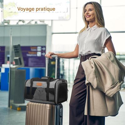IntiMeg Sac de transport pour chat Convient à l'aviation