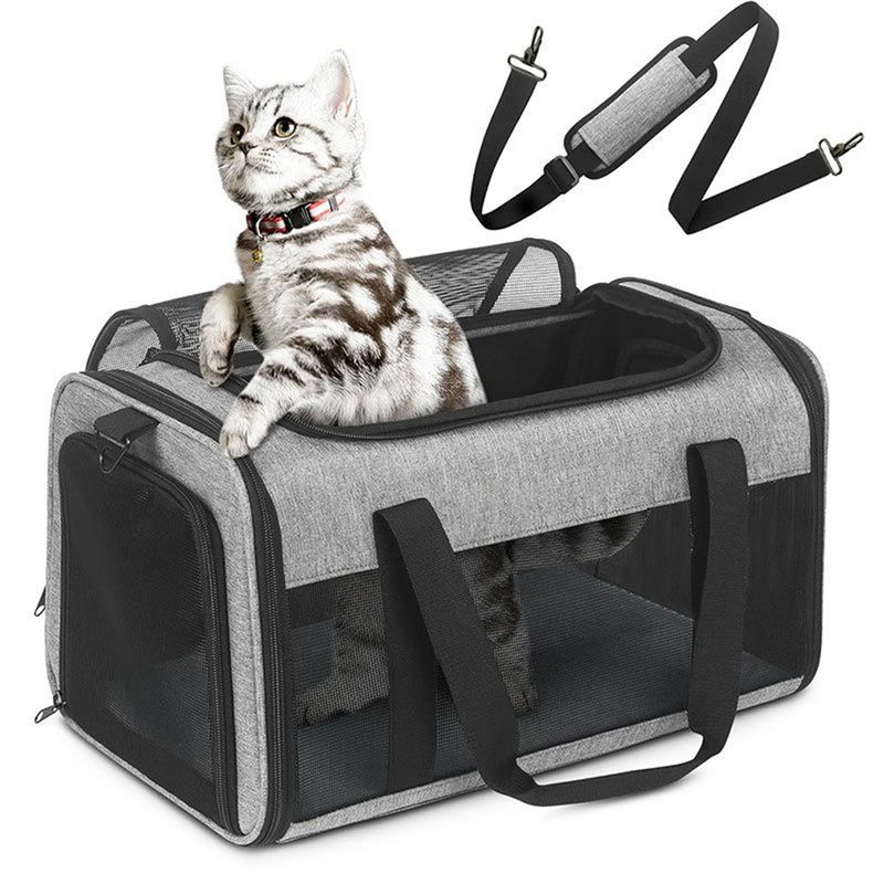 IntiMeg Transporttasche für Katzen, flugtauglich
