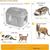Petopia  Sac à dos pour animaux de compagnie