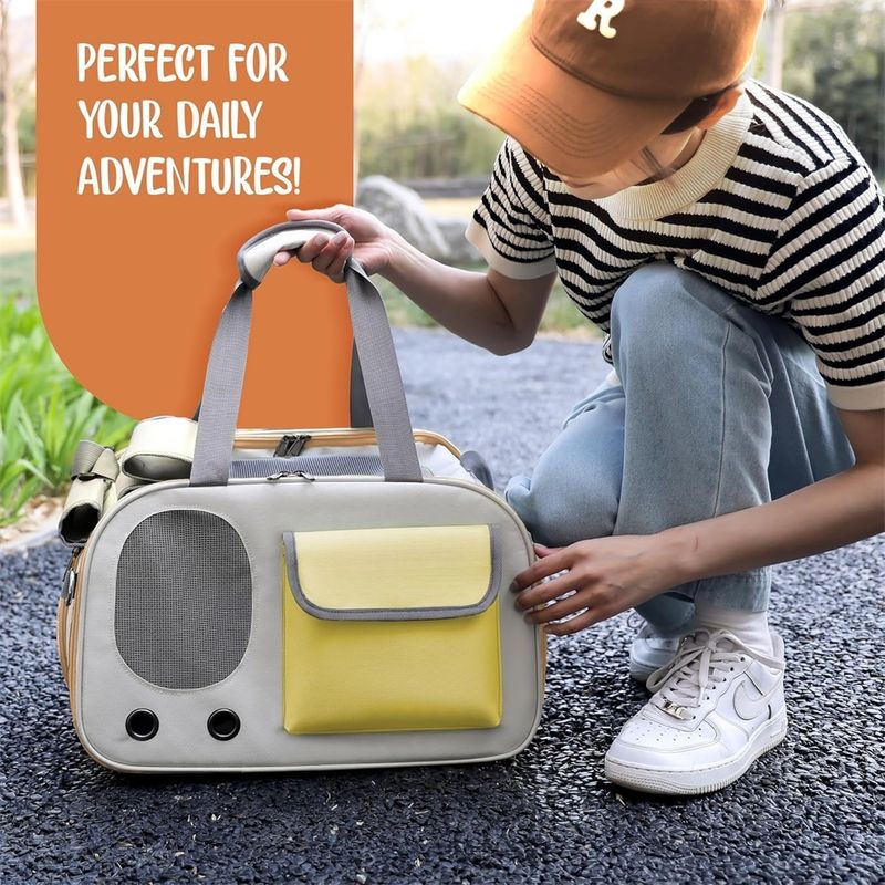 IntiMeg Sac de Transport Pliable pour Chiens et Chats