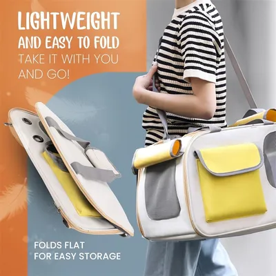 IntiMeg Sac de Transport Pliable pour Chiens et Chats