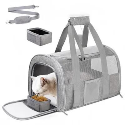 Petopia Sac de Transport Pliable pour Chats et Chiens
