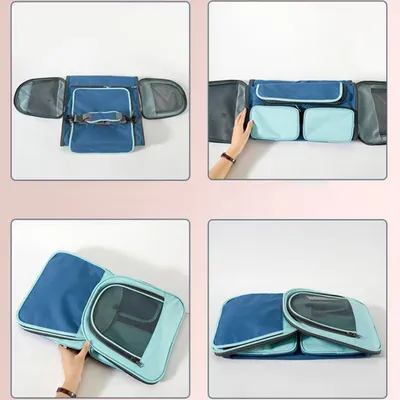 Petopia Sac de transport pour chat portable et pliable