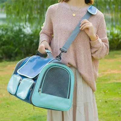 Petopia Sac de transport pour chat portable et pliable