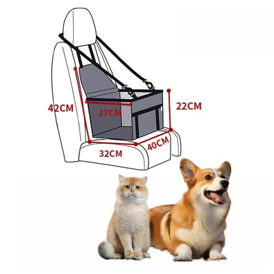 Pet Planet Siège de sécurité pour chien et chat en voiture