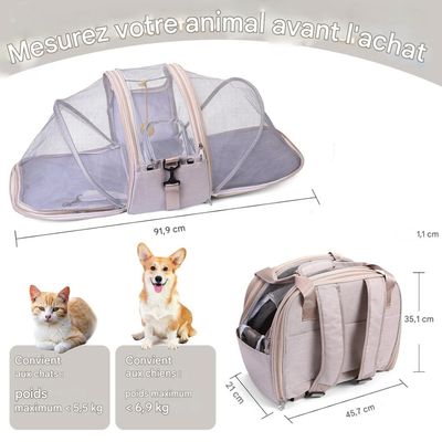 Petopia  Sacs à dos pour chiens et chats