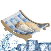 IntiMeg Canapé pour chat avec coussin en gel