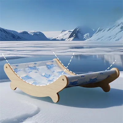 IntiMeg Canapé pour chat avec coussin en gel