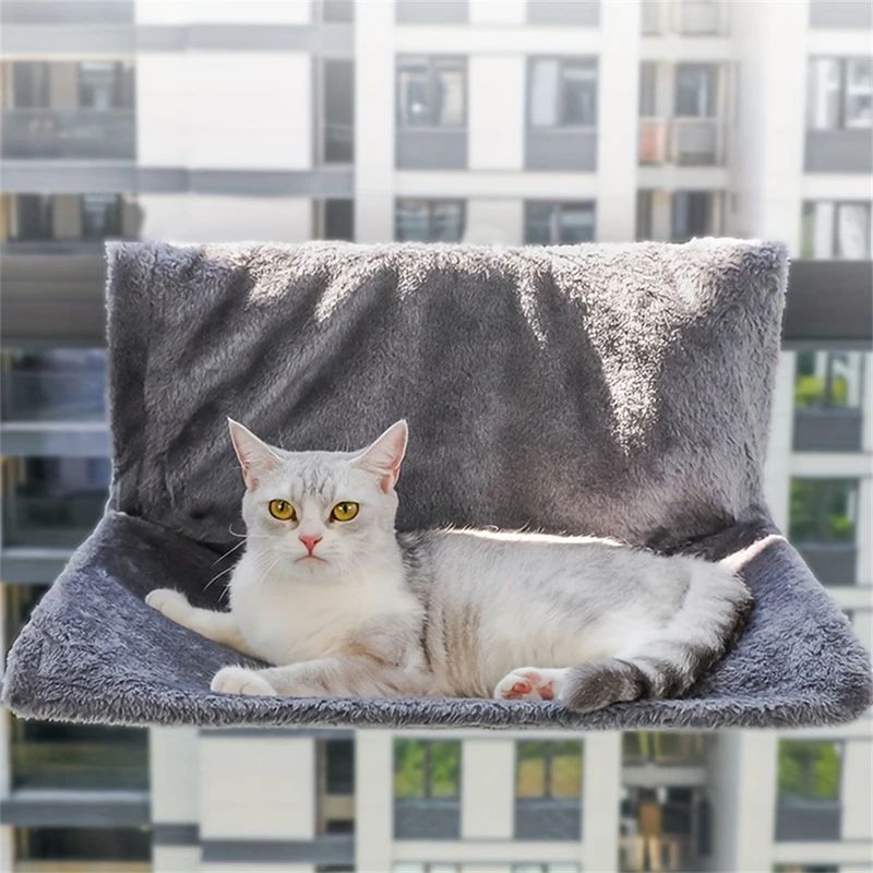 Pet Planet Hamac en peluche L - shaped pour chat