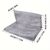 Pet Planet Hamac en peluche L - shaped pour chat
