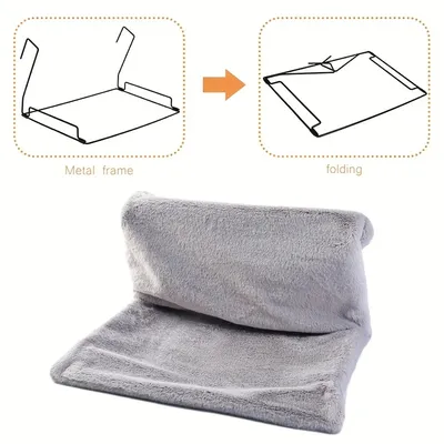 Pet Planet Hamac en peluche L - shaped pour chat