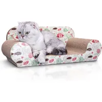 Planche à gratter pour chat, canapé avec herbe à chat