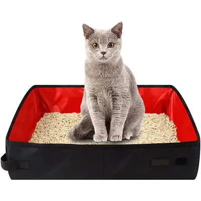 UAMLY Arenero plegable para gatos