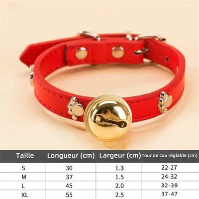 Pet Planet Collier pour chiens et chats avec cloche