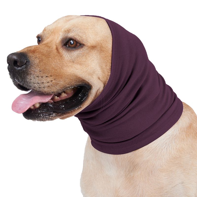 UAMLY Dehnbare Hundeohrenschützer, Lila