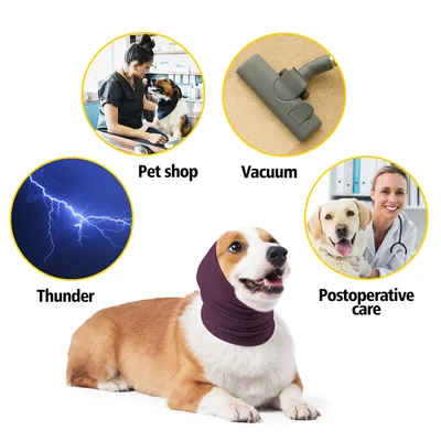 UAMLY Dehnbare Hundeohrenschützer, Lila UAMLY Dehnbare Hundeohrenschützer, Lila
