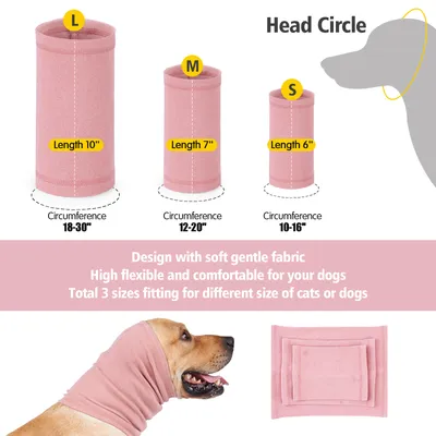 UAMLY Dehnbare Hunde-Ohrenschützer, Rosa UAMLY Dehnbare Hunde-Ohrenschützer, Rosa