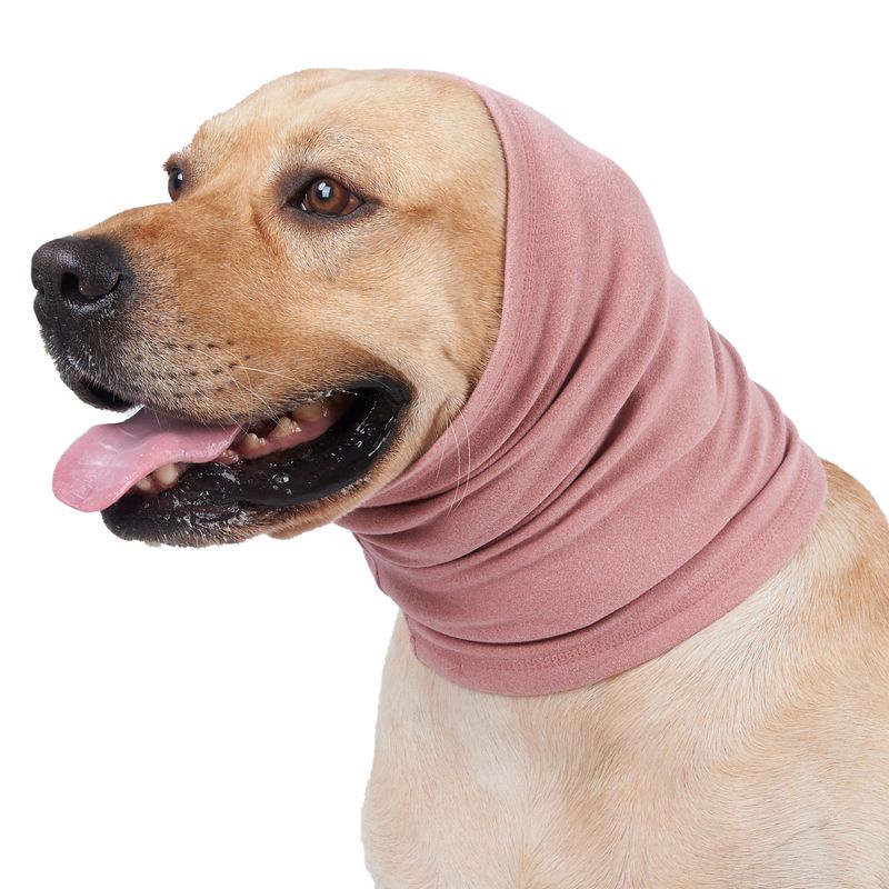 UAMLY Dehnbare Hunde-Ohrenschützer, Rosa