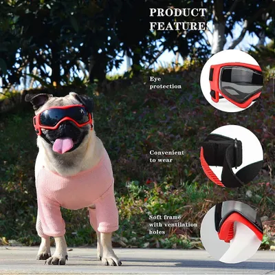 UAMLY Hunde-Sonnenbrille mit UV-Schutz UAMLY Hunde-Sonnenbrille mit UV-Schutz