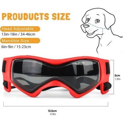 UAMLY Hunde-Sonnenbrille mit UV-Schutz UAMLY Hunde-Sonnenbrille mit UV-Schutz