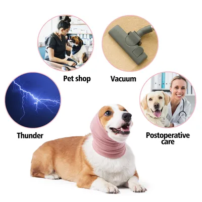 UAMLY Dehnbare Hunde-Ohrenschützer, Rosa UAMLY Dehnbare Hunde-Ohrenschützer, Rosa
