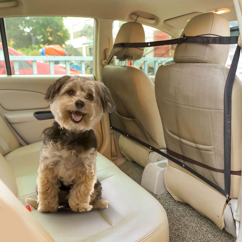 Filet de sécurité pour chien de voiture
