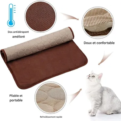 Pet Planet Chiens et Chats CoolingPadSet Tapis rafraîchissant