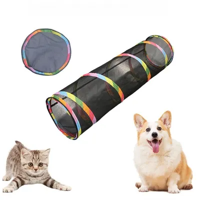Pet Planet Tunnel en mousseline pour chat Pet Planet Tunnel en mousseline pour chat