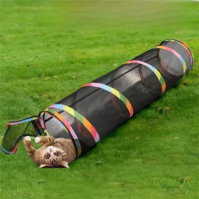 Pet Planet Tunnel en mousseline pour chat