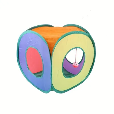 Pet Planet Tunnel arc - en - ciel pour chat