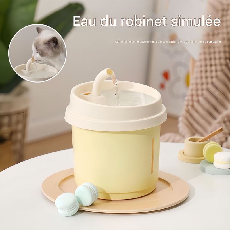 FurryFusion Fontaine à eau pour chat