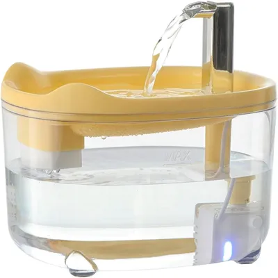 UAMLY Fuente de agua para gatos con bomba silenciosa