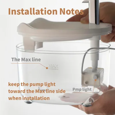 UAMLY Fontaine à eau pour chat - avec pompe silencieuse