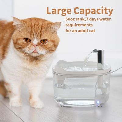 UAMLY Fontaine à eau pour chat - avec pompe silencieuse