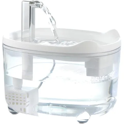 UAMLY Fuente de agua para gatos con bomba silenciosa