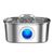 UAMLY Fontaine à eau automatique pour chat en acier inoxydable