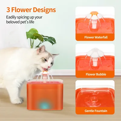 UAMLY Distributeur d'eau automatique à circulation pour chat