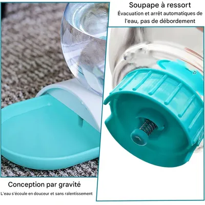 IntiMeg Fontaine à chat,rose,2.8L