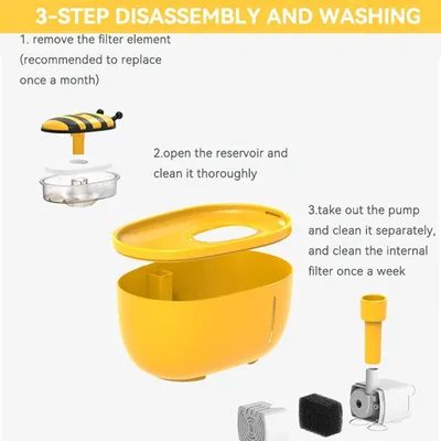 Petopia Fontaine à eau pour chats et chiens