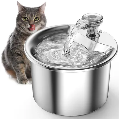 Pet Planet Boîte d'eau circulante en acier inoxydable 304