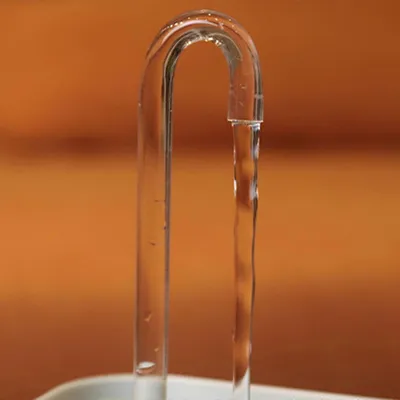 UAMLY Fontaine à eau pour chat à débit réglable