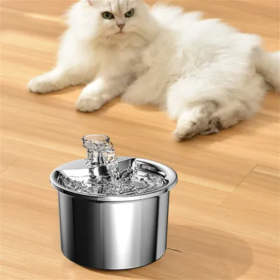 Pet Planet Boîte d'eau circulante en acier inoxydable 304