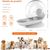 IntiMeg Fontaine à eau automatique pour chat et chien