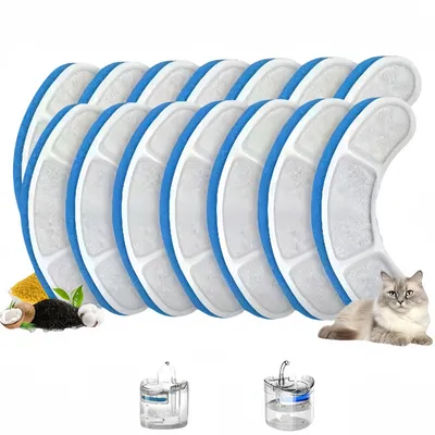 FurryFusion Cartouche de filtre pour fontaine à eau pour chien et chat FurryFusion Cartouche de filtre pour fontaine à eau pour chien et chat