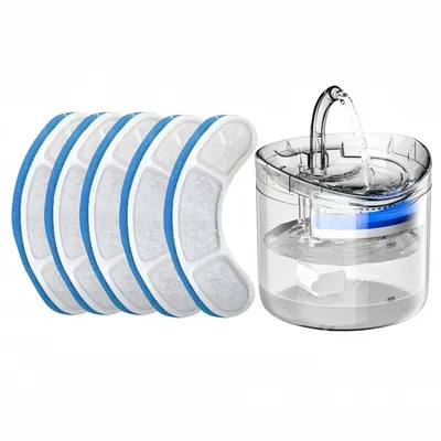 FurryFusion Cartouche de filtre pour fontaine à eau pour chien et chat