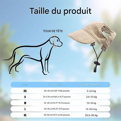 IntiMeg gorra de béisbol para perros
