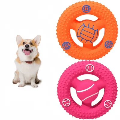Pet Planet Chiens JouetsSet Jouet en Latex Interactif