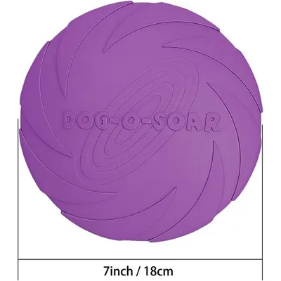 Pet Planet Chiens Deux - Pack Disques Volants en Caoutchouc Naturel