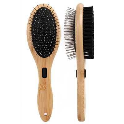 Petopia Brosse double face pour chien et chat Une pièce