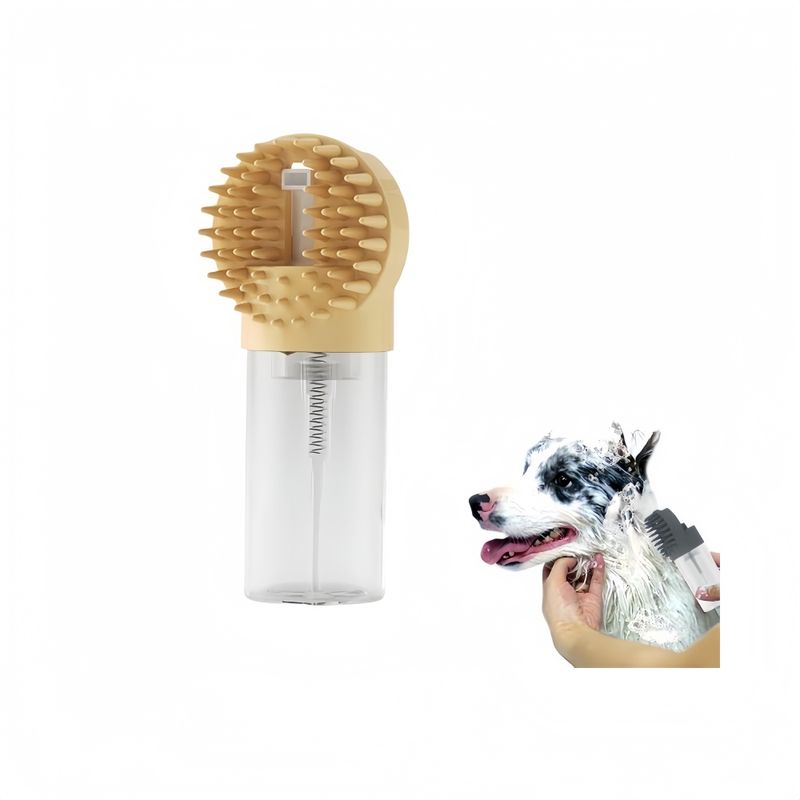 Petopia Brosse de bain 2 en 1 pour chien et chat
